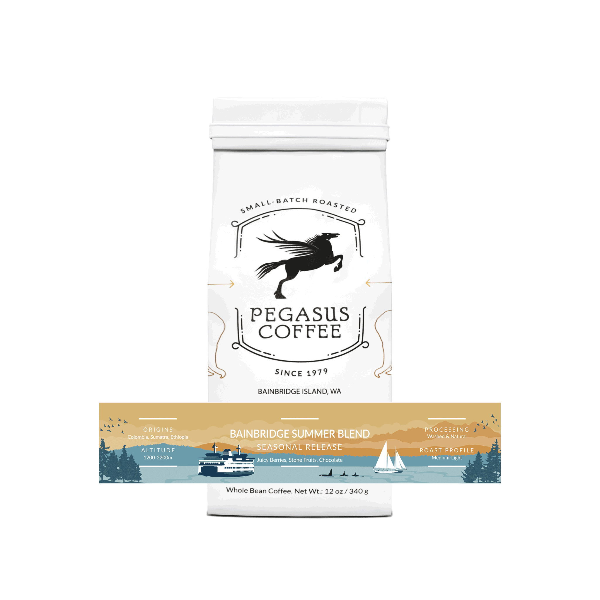 Pegasus Coffee — hero photograph by Pacific Pine Media